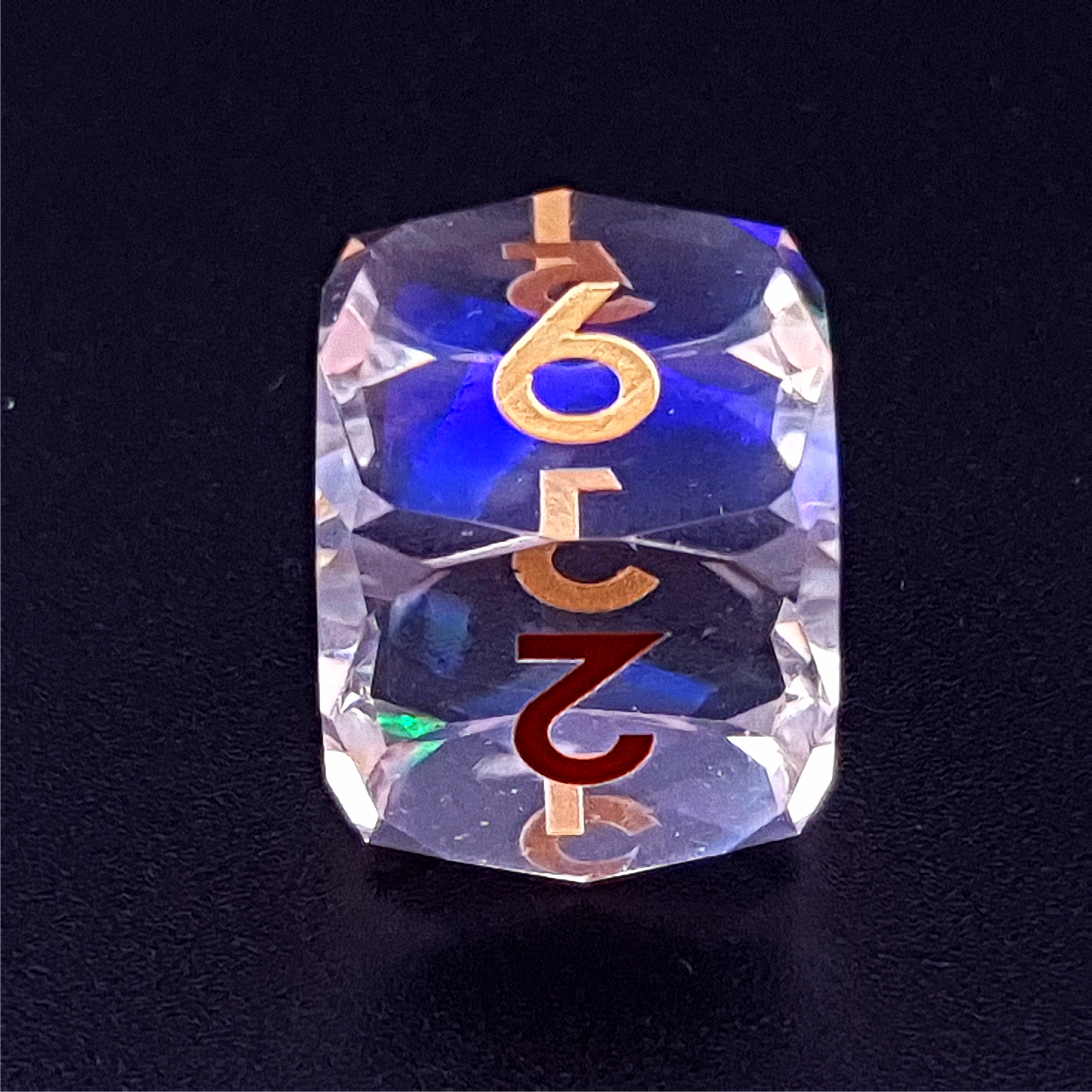 Tabletop Dominion Limited – wholesale Dice – Planar Prism | Diamond Cut Sharp Edge Resin | 7 Piece Dice Set4