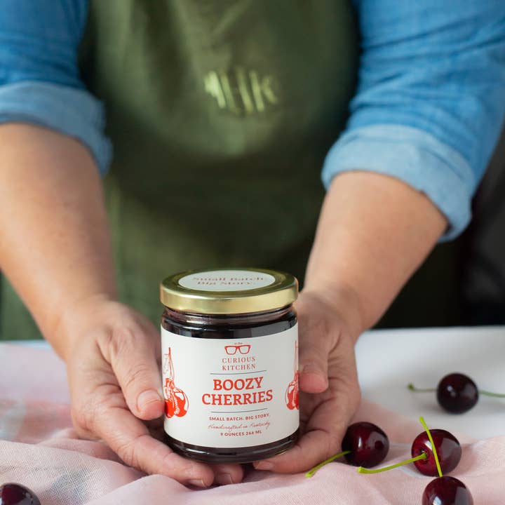 In the Curious Kitchen - Wholesale Cocktail Mix/Syrup - Boozy Cocktail Cherries® | Bourbon Cocktail Cherries