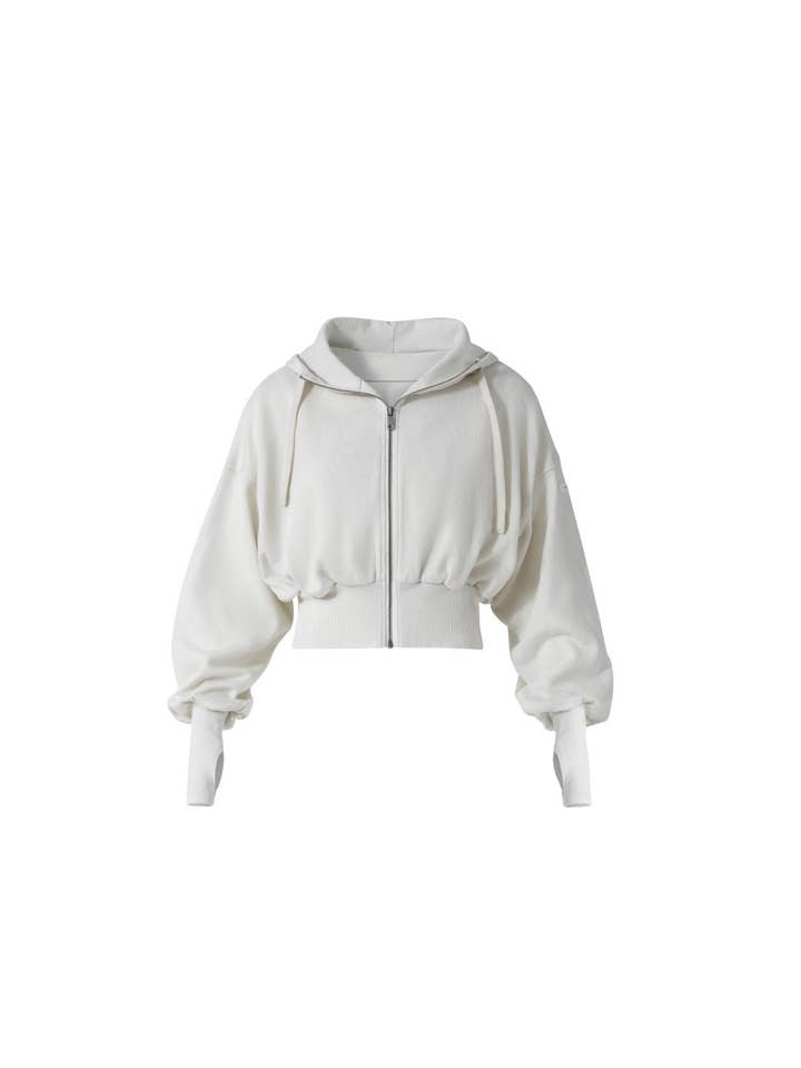 Vitality - Wholesale Hoodie - Women's - Vitality Remedy® Zip - Bone Washed1
