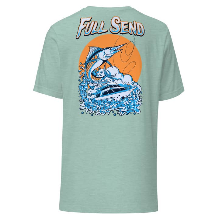 Full Send Unisex T-shirt for engroshandel hos Swash Peak