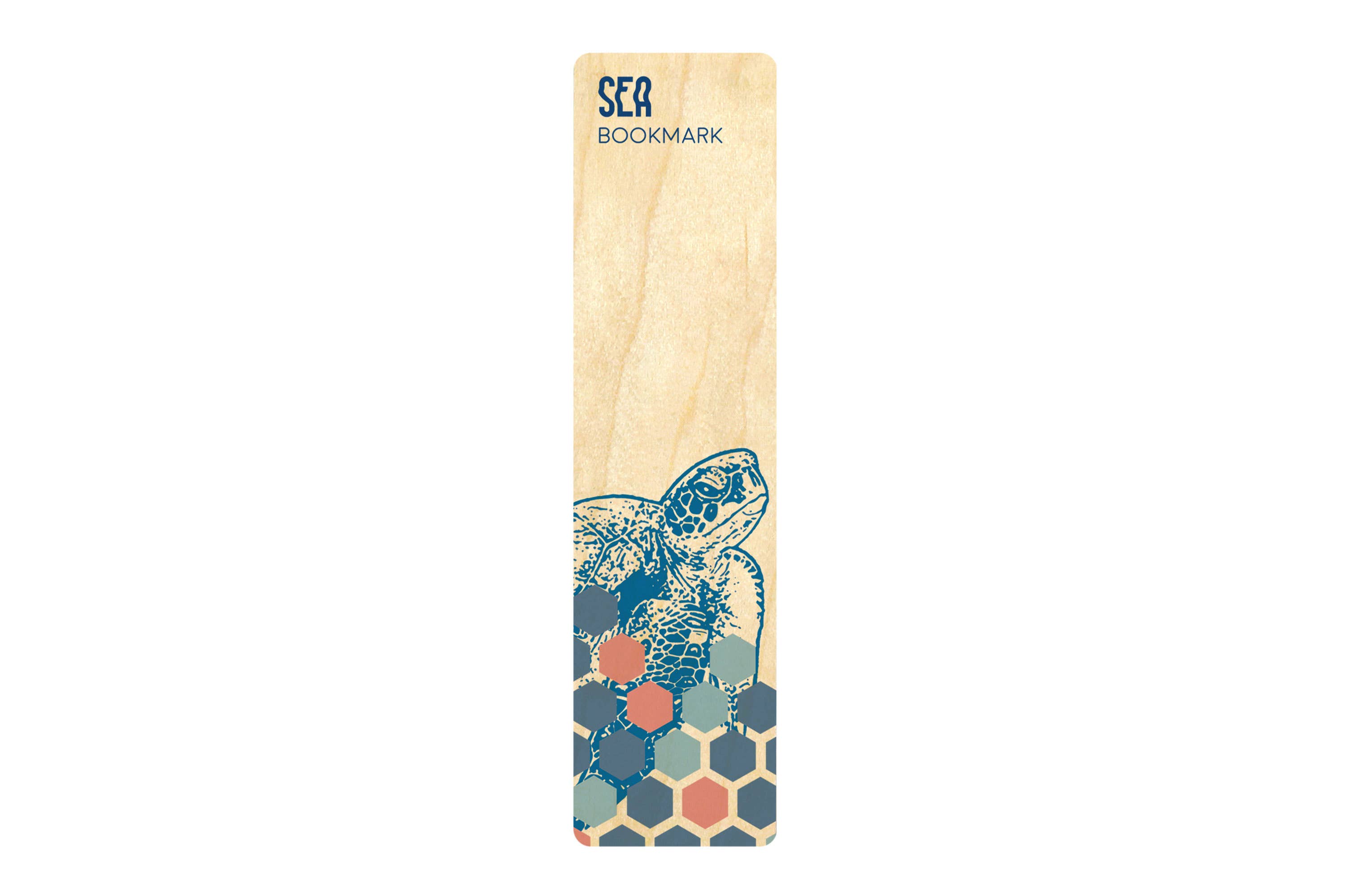 Reine Mère - Wholesale Bookmark - Wooden bookmarks - Sea (made in France)0