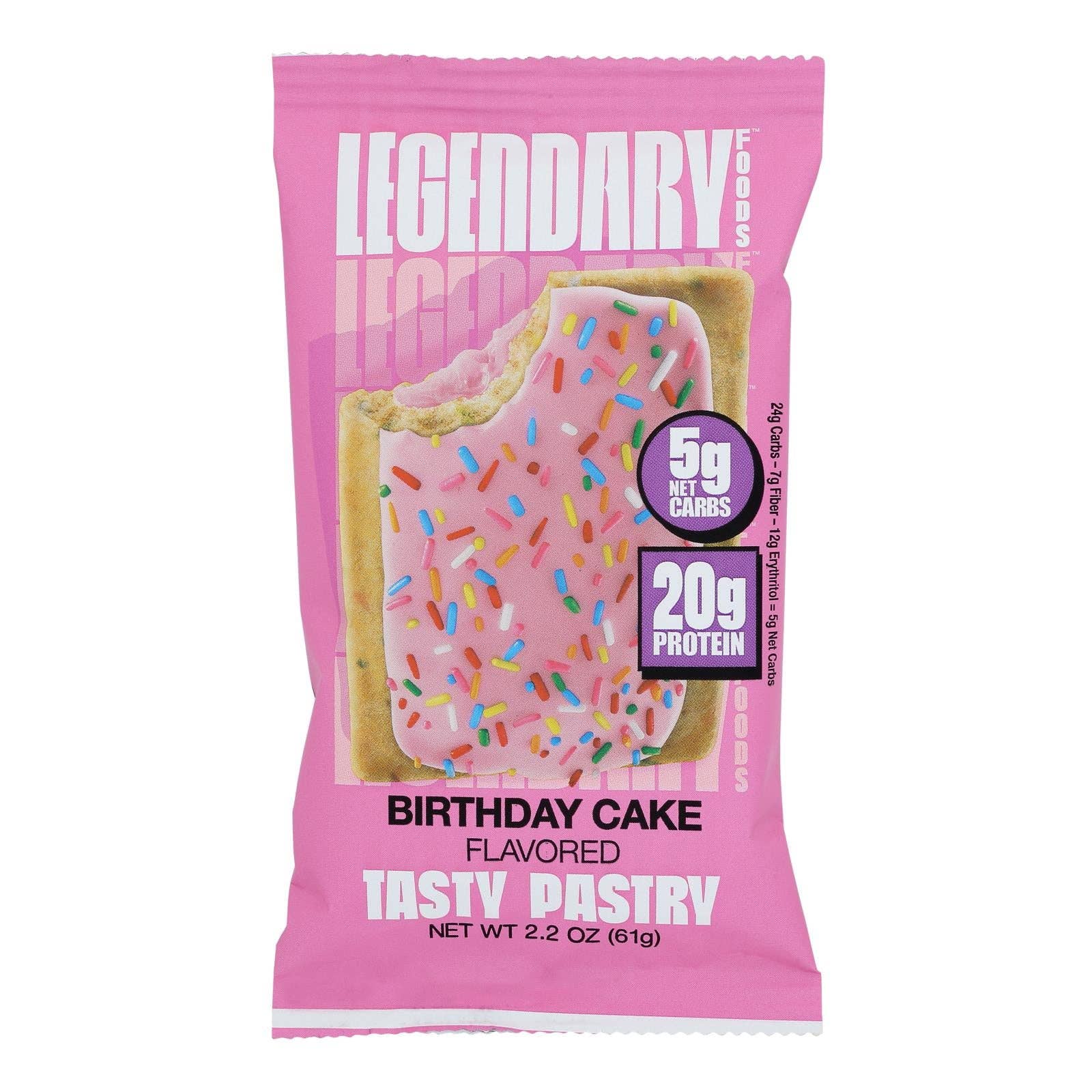 Ware Spark - Wholesale Cake - Legendary Foods - Tstr Pastry Birthday Cake - Case Of 10-2.2 Oz0