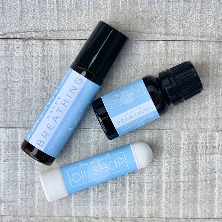 Happy Breathing Essential Oil Blend for wholesale by The Original Oil Shop
