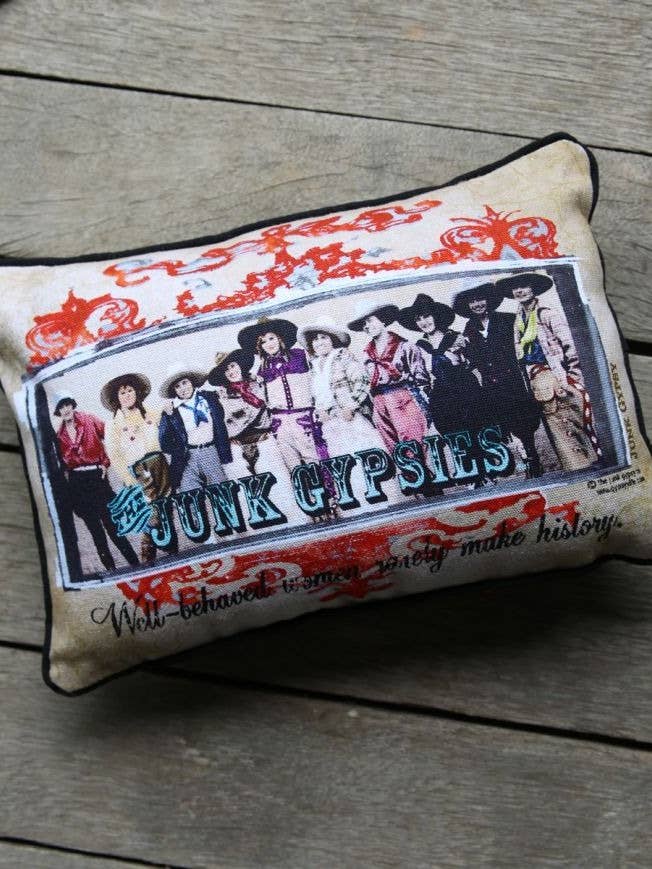 Well Behaved Women Pillow for wholesale by Junk Gypsy Company