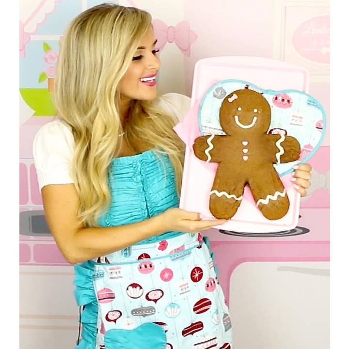 Sugar baby Aprons - Wholesale Apron - Vintage darling Christmas apron in teal1