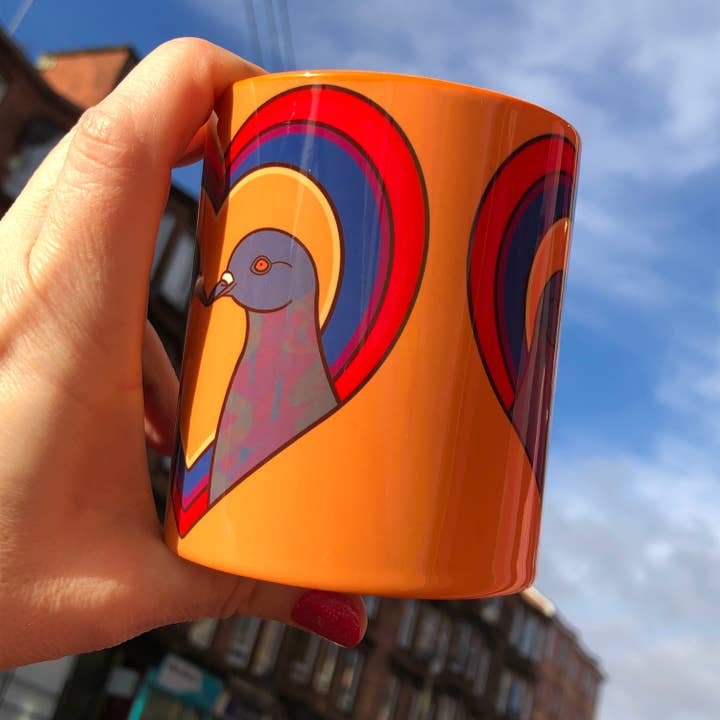 PaintsPylons - Wholesale Coffee Mug - Pigeon Love Mug - Case of 22