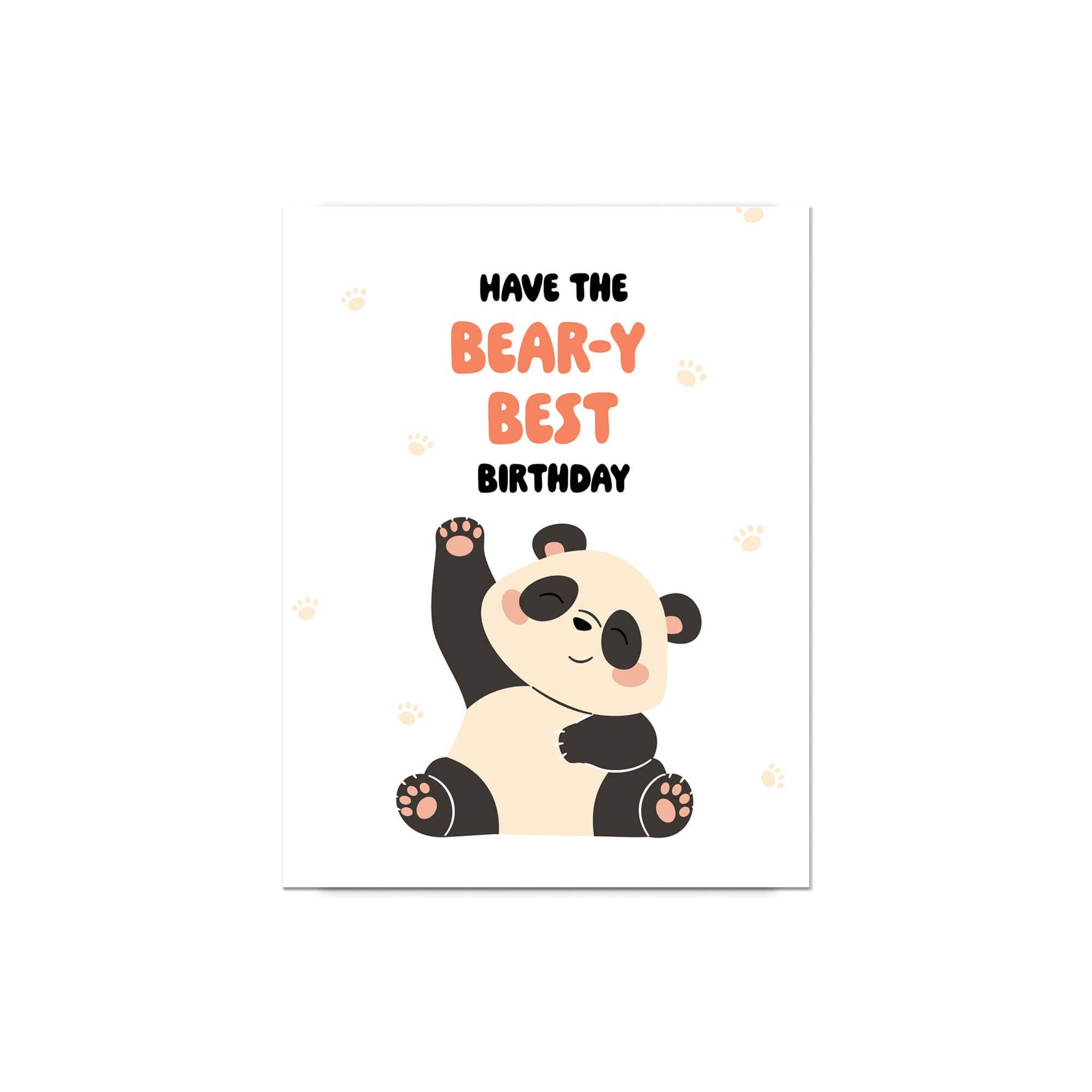 Cute Asian Cards - Vente Cartes d'anniversaire - Carte d'anniversaire panda-rable | Jeu de mots drôle avec un mignon panda chinois asiatique2