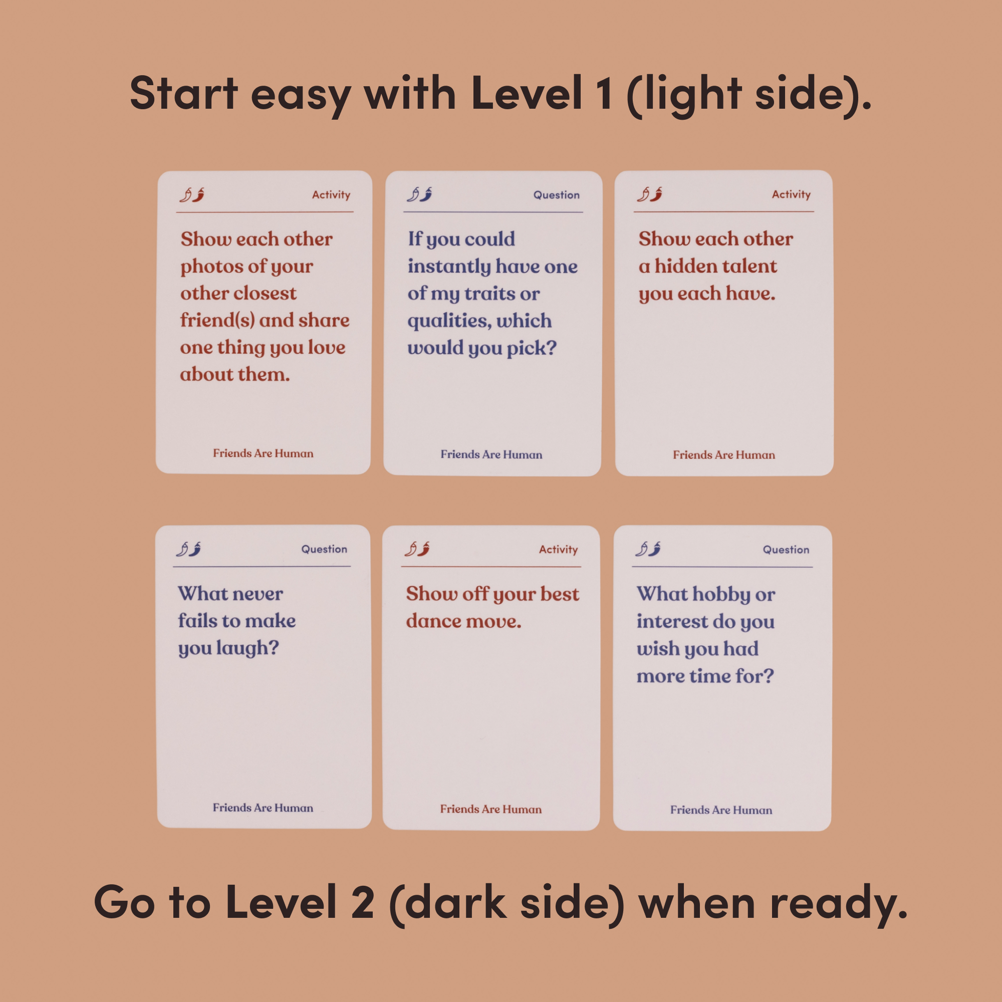 Parents Are Human | Card Games for Family, Love, & Healing - Wholesale Card Game - Friends Are Human6