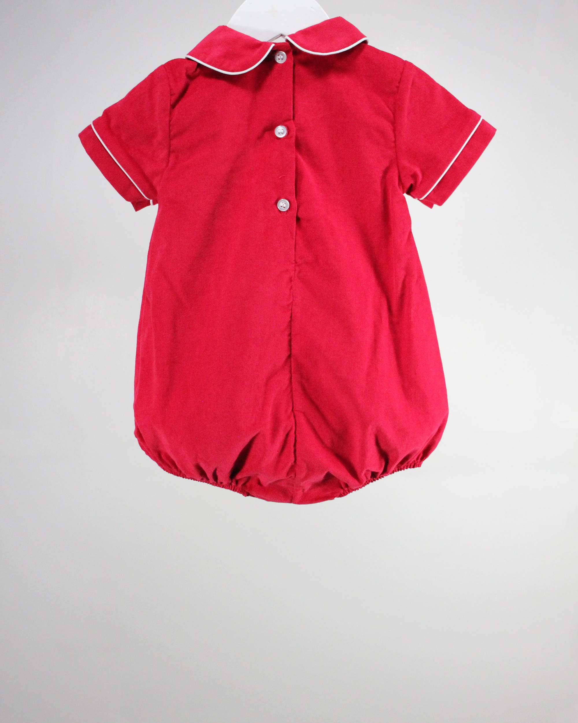 Baby Blessings Clothing - Wholesale Bodysuit (Non-Footed) - Baby - Red and White Michael Bubble1