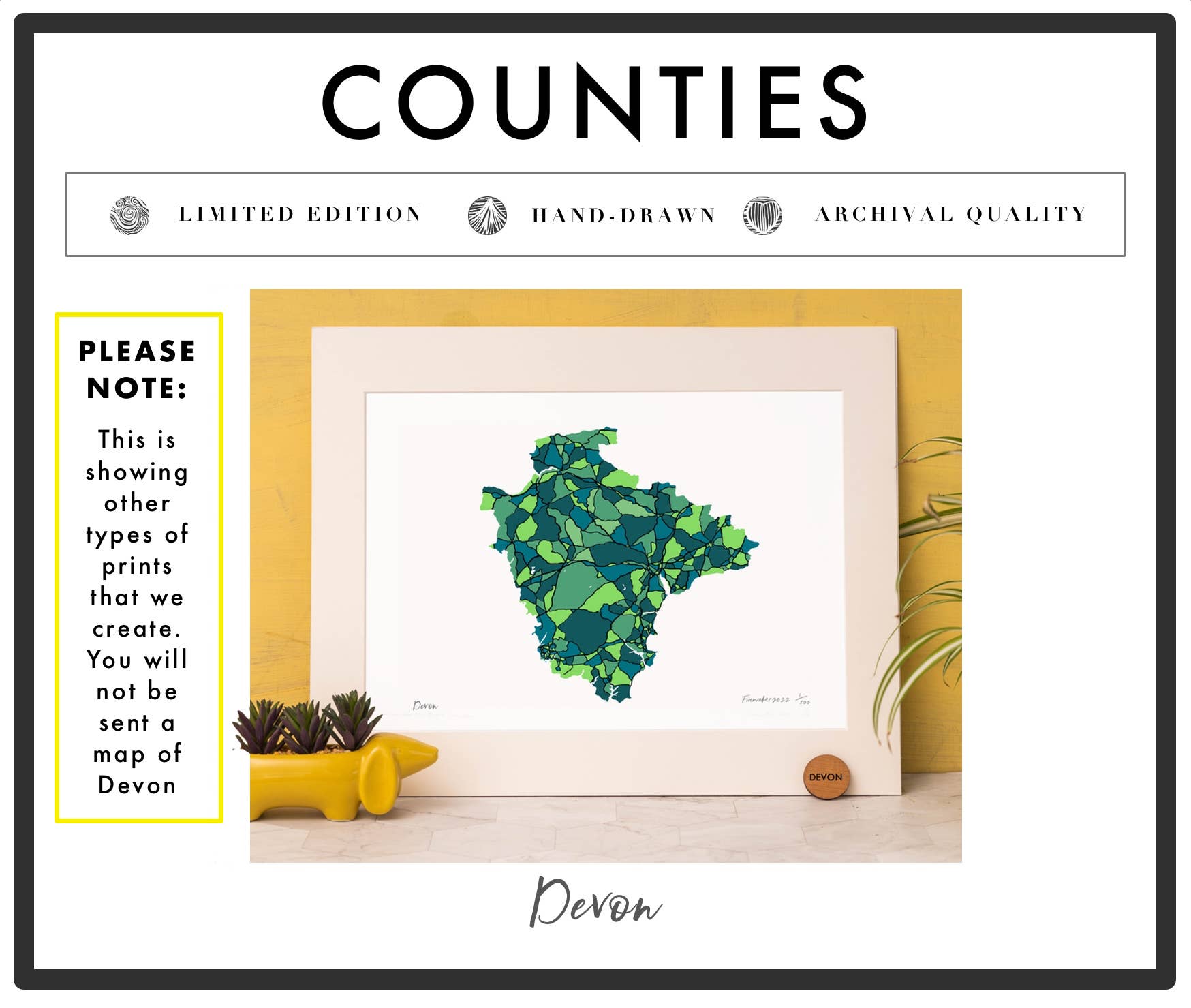 Firewater Gallery – wholesale Art print – CUSTOM LOCATION HAND-DRAWN ART MAP -  GET IN TOUCH!4