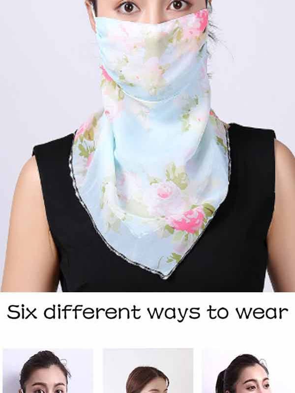( ##BACK06 ) SUNSCREEN FACE COVERING FACE MASK SCARF for wholesale by Jewelry Max