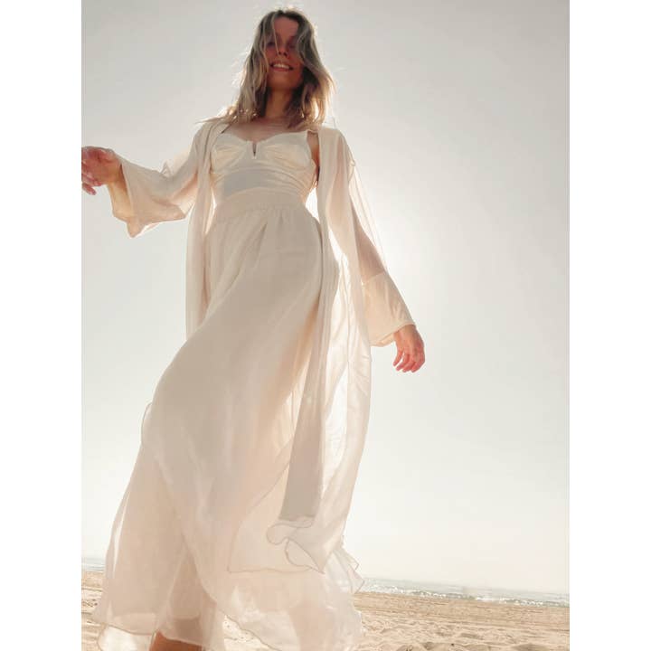 CAFTÁN LARGO TIPO KIMONO - MS3C51-13 para venta al por mayor de - by MORGANA Italy -