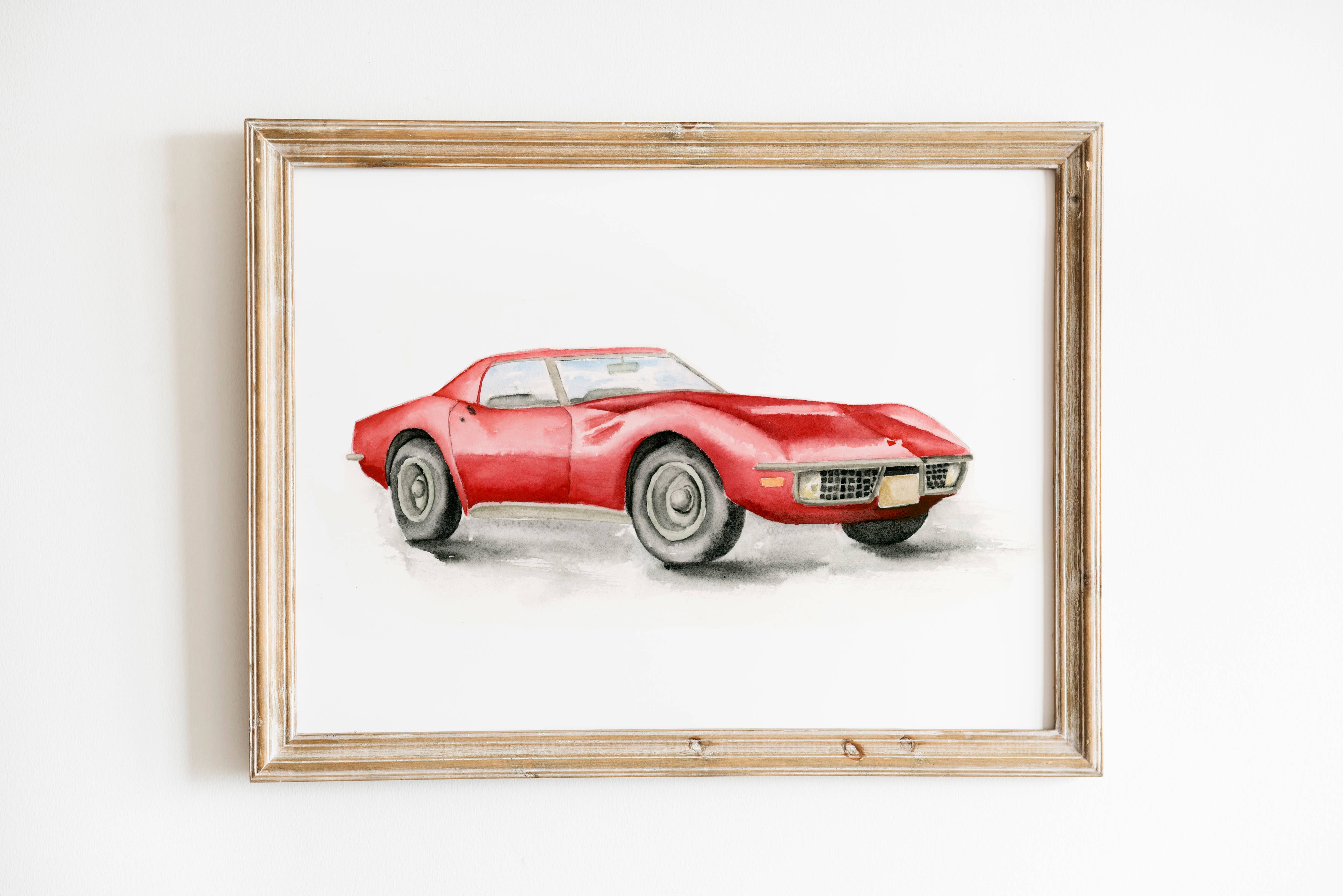 Sarah Jane Studio Art - Wholesale Art Print - Antique Cars Watercolor Prints0