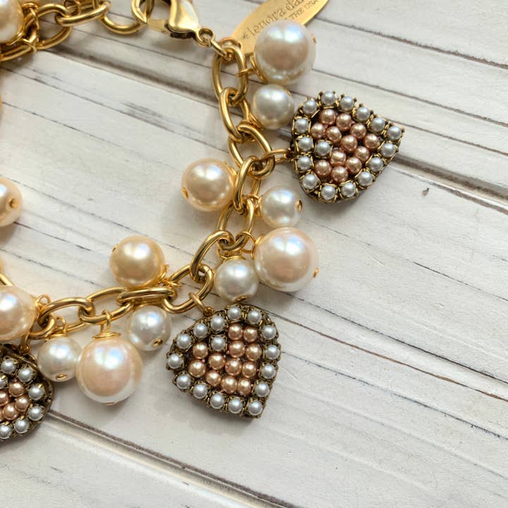 Lenora Dame - Wholesale Charm/Dangle Bracelet - Love Affair Heart Charm Bracelet - New Design3