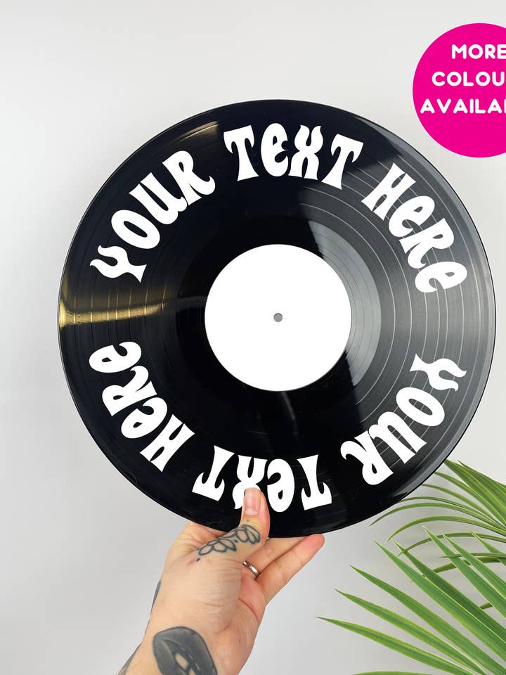 Personlig typografi 12" LP vinyl rekord olika färger för wholesale av Buba Goods