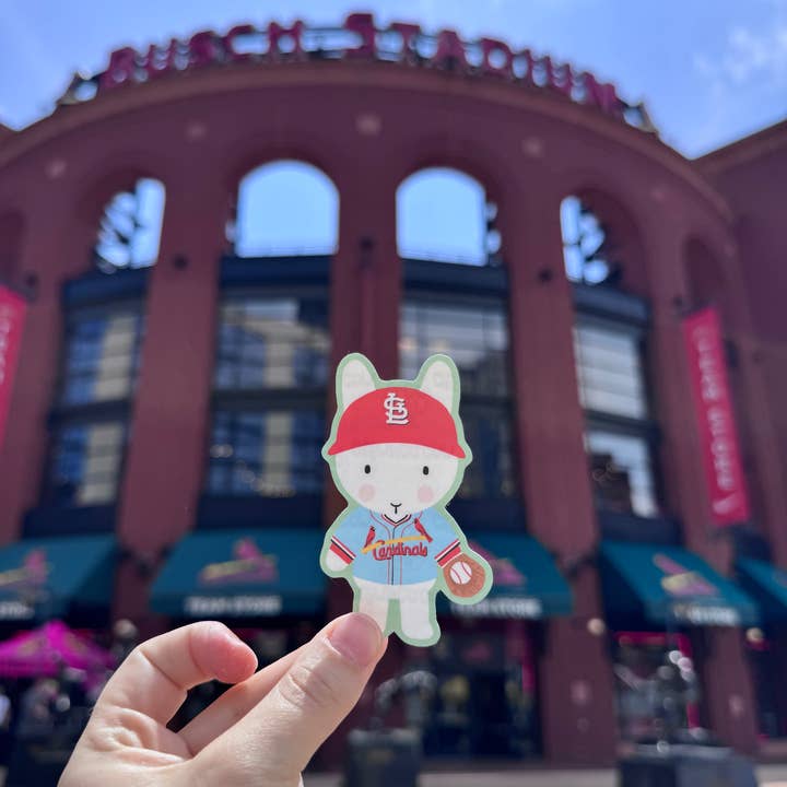 Clem & Co. - Wholesale Sticker - Saint Louis Cardinals Baseball Clem the Bun Sticker5