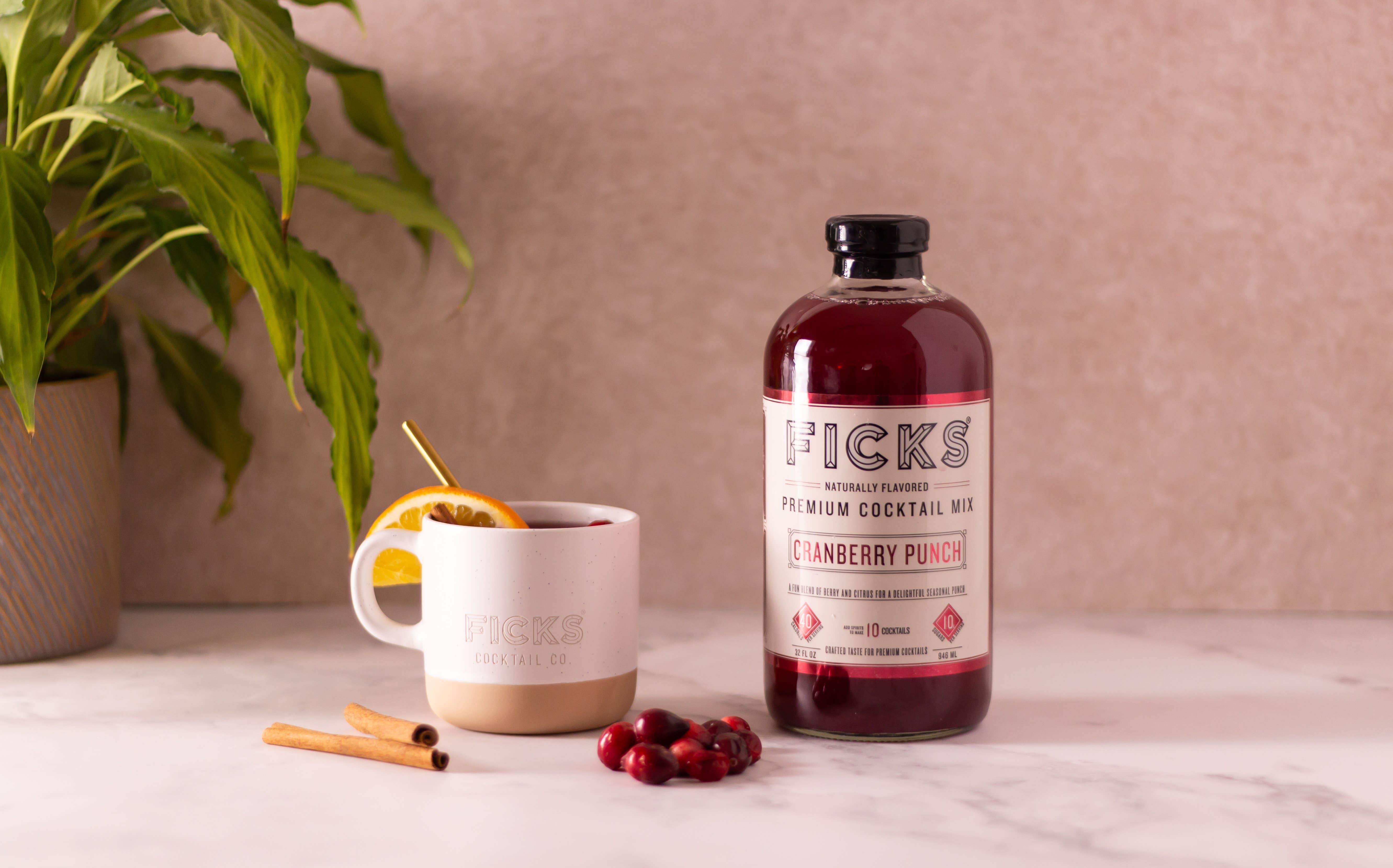 FICKS - Vente Mélange/sirop pour cocktails - Mélange à punch aux canneberges de première qualité FICKS3