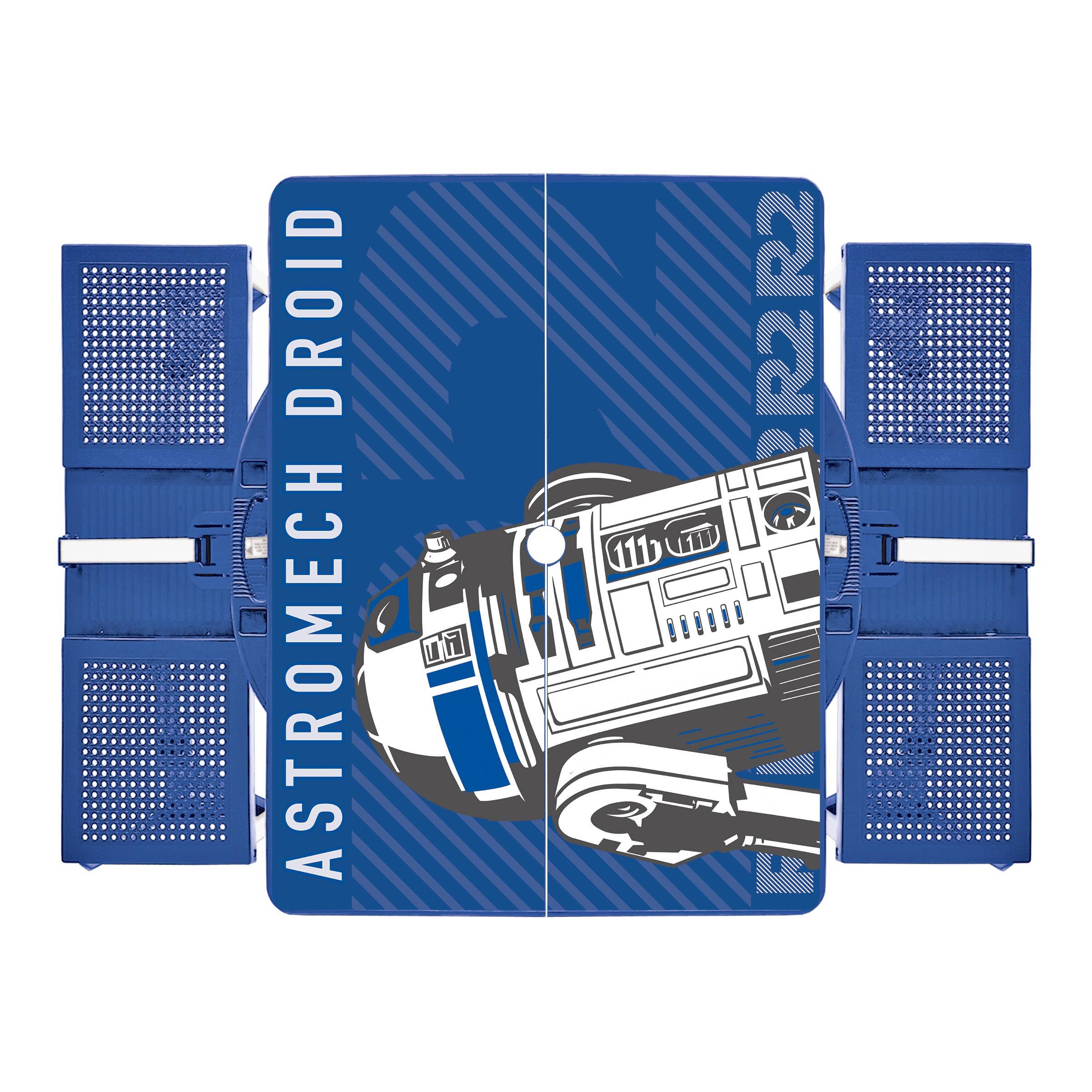 Picnic Time Family of Brands - Wholesale Patio Table - Star Wars R2-D2 - Picnic Table Folding Table with Seats2