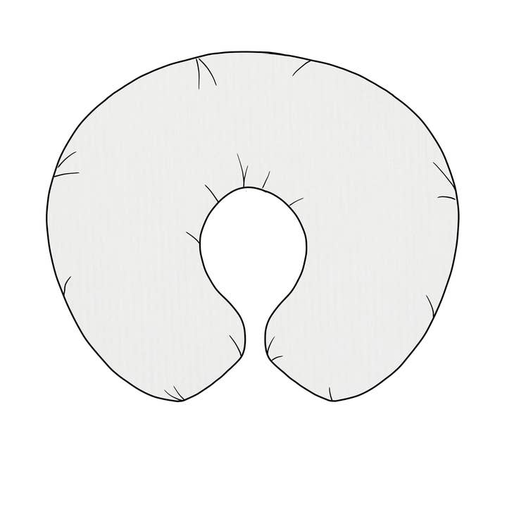 Little Mae and Co - Wholesale Nursing Pillow Cover - Maternity - Pearl Ribbed Nursing Pillow Cover