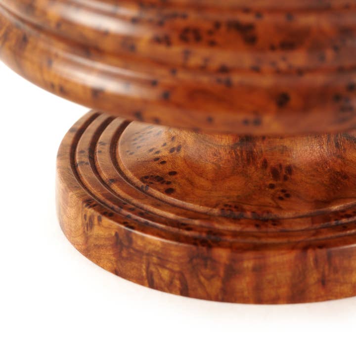 Yemma Goods - Wholesale Coasters - Decorative Thuya Wood Burl Veneer Coasters For Coffee Table