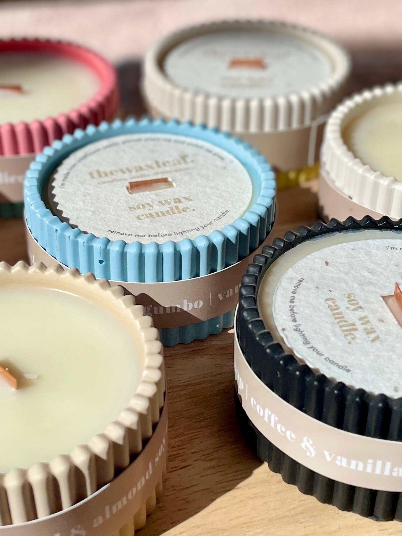 The Wax Leaf Candle Co - Wholesale Jar/Filled Candle - Pink Lemonade Bright Soy Candle / Raspberry & Lemon Scented6