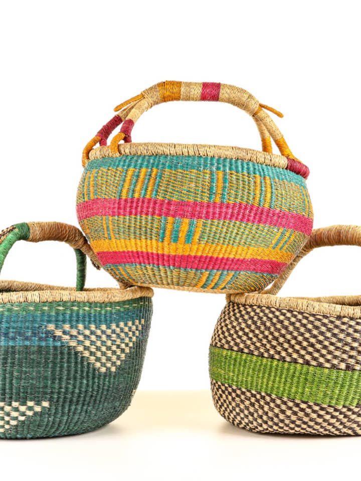SAWLA: Unique Bolga Shopping Baskets | Shopper | Easter for wholesale by The Basket Room