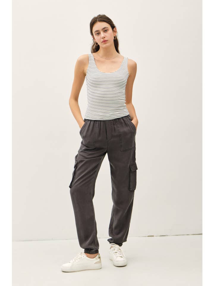 Be Cool - Wholesale Tank Top - Women's - ULTRA SOFT DOUBLE LINED STRIPED TANK