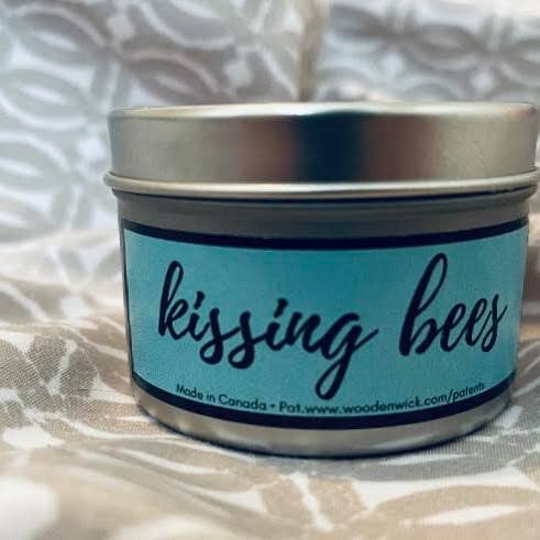Kissing Bees 4oz Tin for wholesale by Brave Aurora Co.