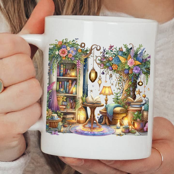 Starry Tales keramische mok voor wholesale door Les Moonettes