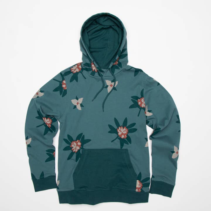 Trillium Bloom Unisex Lightweight Hoodie for wholesale by The Landmark Project