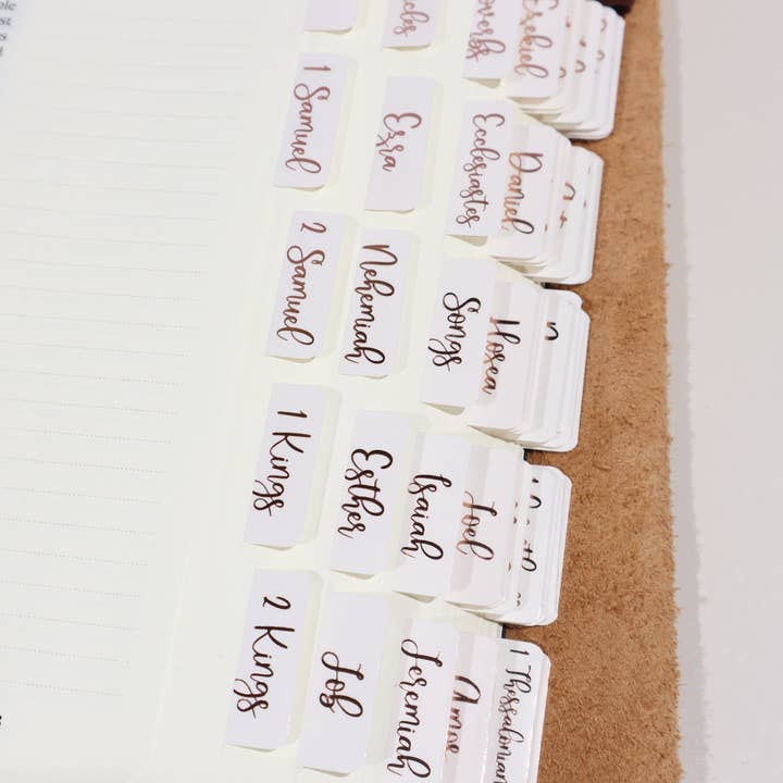 Idyllic Grace - Wholesale Book - Adult - Creamsicle Bronze Foiled Bible Tabs