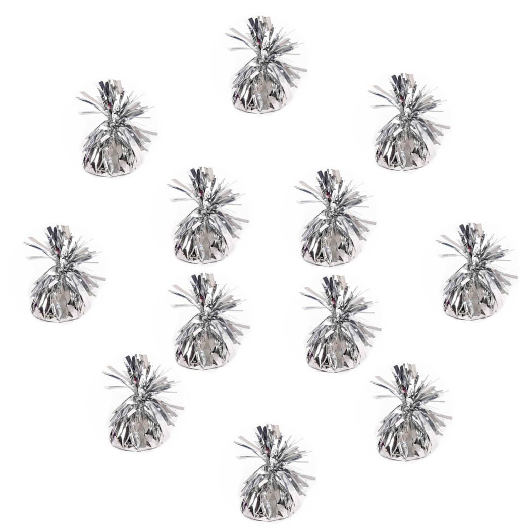 Control Balloon Products - Wholesale Balloon - Silver Foil Balloon Weight - 170 Grams - 12 Pack1