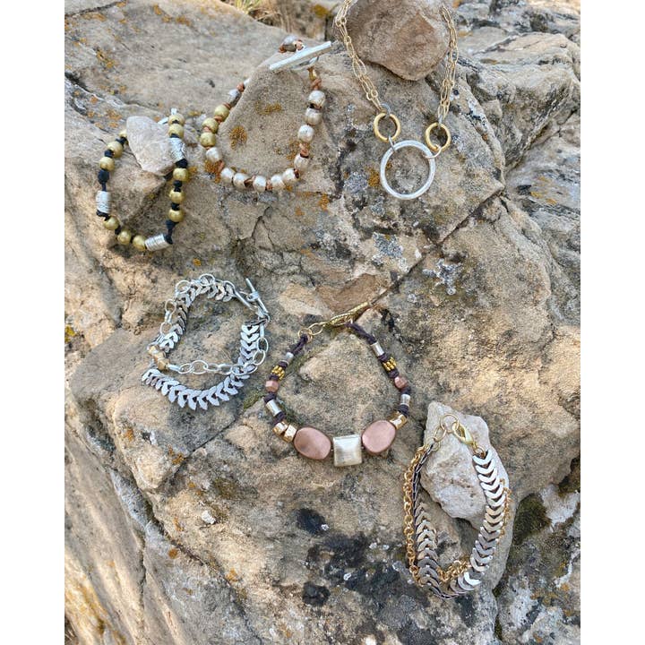 Wyld Earth – wholesale Pärlarmband – Silver Knut Armband