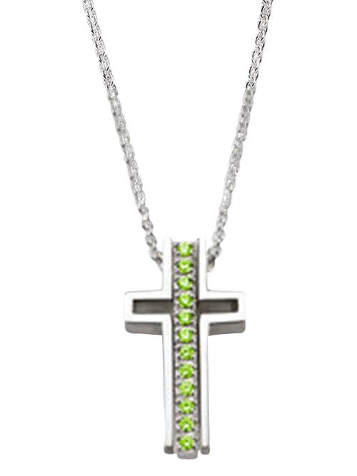 Necklace GRATITUDE - Peridot for wholesale by Trinity Cross