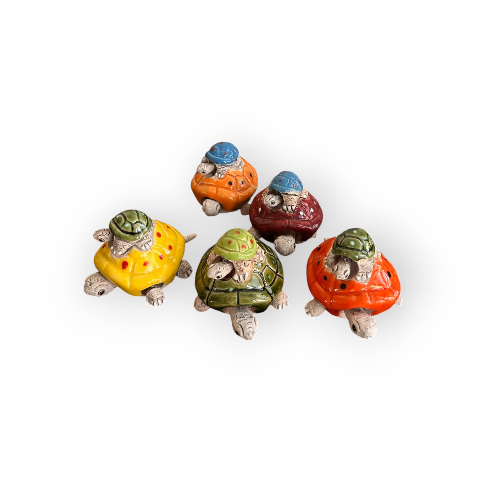 Zoe Artcrafts Corp. - Wholesale Decorative Figurine - Handmade Moving Ceramic Turtle with Baby Home decor ceramic8