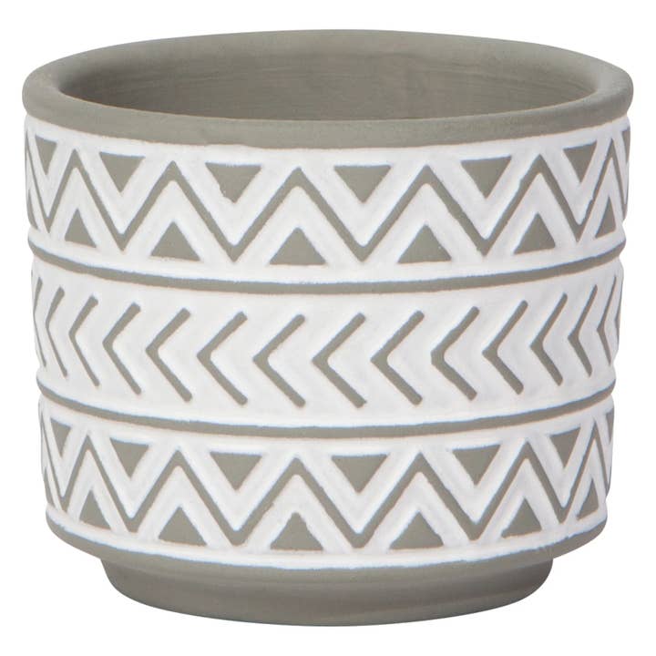 Danica Heirloom - Wholesale Plant Pot - Gray Spark Plant Pot