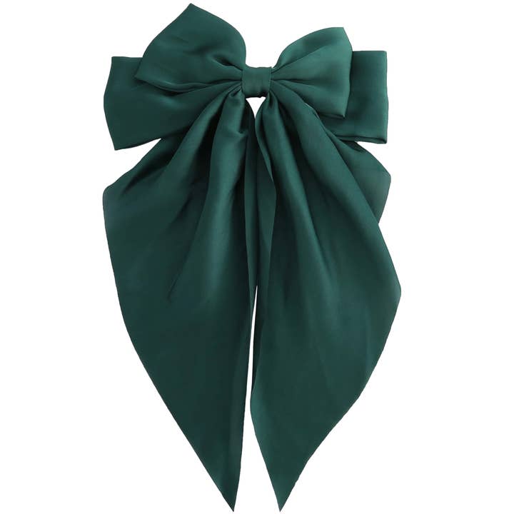 Haarspeld met strik groen voor wholesale door Emilie collection