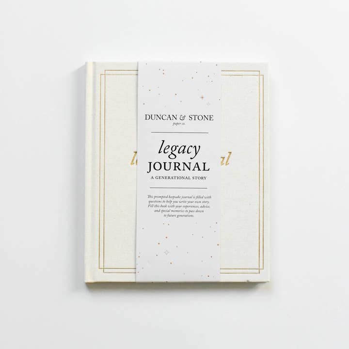Duncan & Stone Paper Co. – Großhandel Tagebuch – Legacy Journal: Ein Familienerinnerungsbuch | Weihnachtsgeschenk4