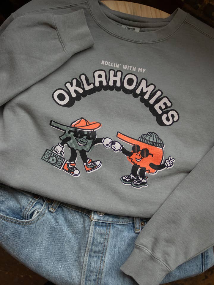 Oklahomies Pullover Sweatshirt for wholesale by Shop Good