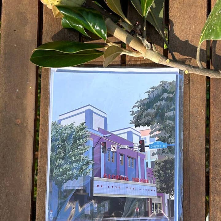 Athens Collection Postcards | Athens GA Artwork for wholesale by Homeward Studio