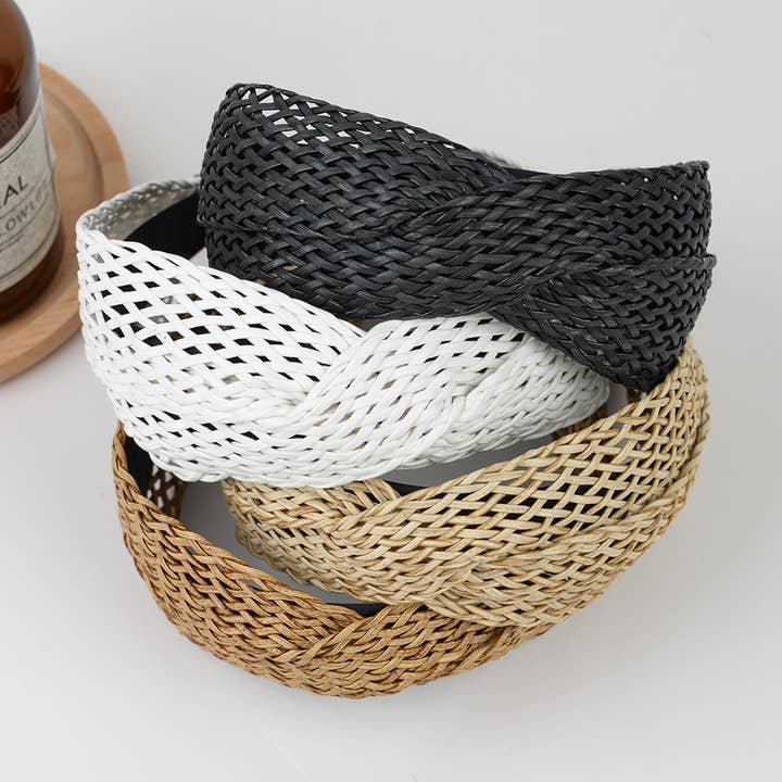 Boho Braided Headband For Women for wholesale by SoapElenGlen