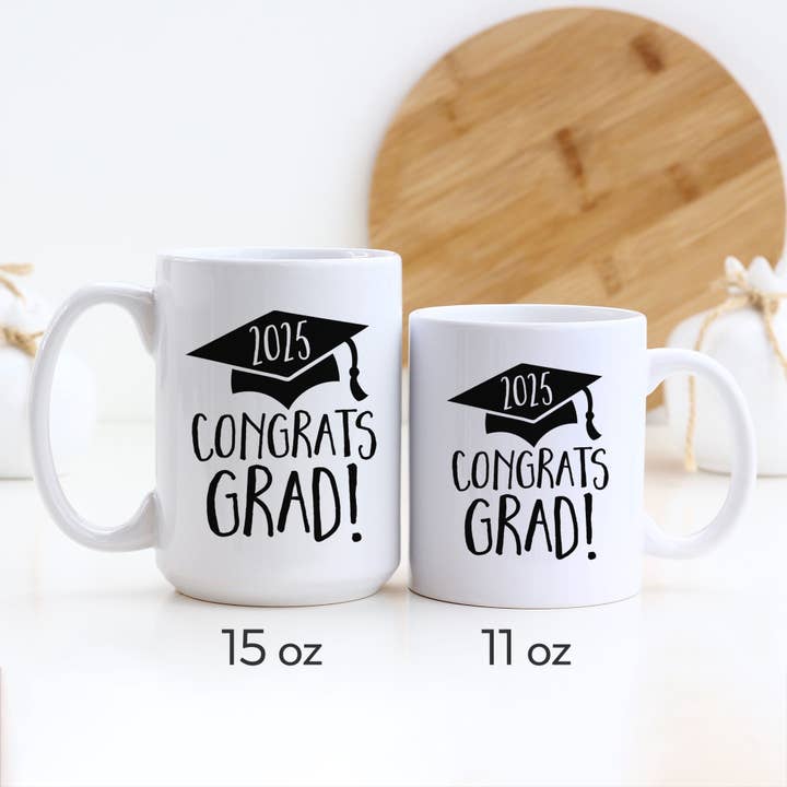 Heart & Willow Prints - Venta al por mayor Taza - Taza de Graduación Clase de 2025, Regalo de Graduación1