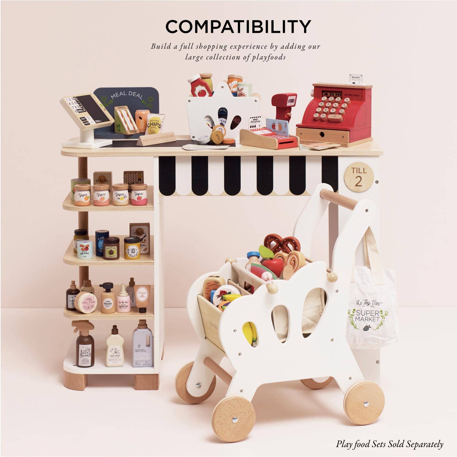 Le Toy Van, Inc. - Wholesale Wood Toy - Kids - Supermarket Till Checkout & Accessories5