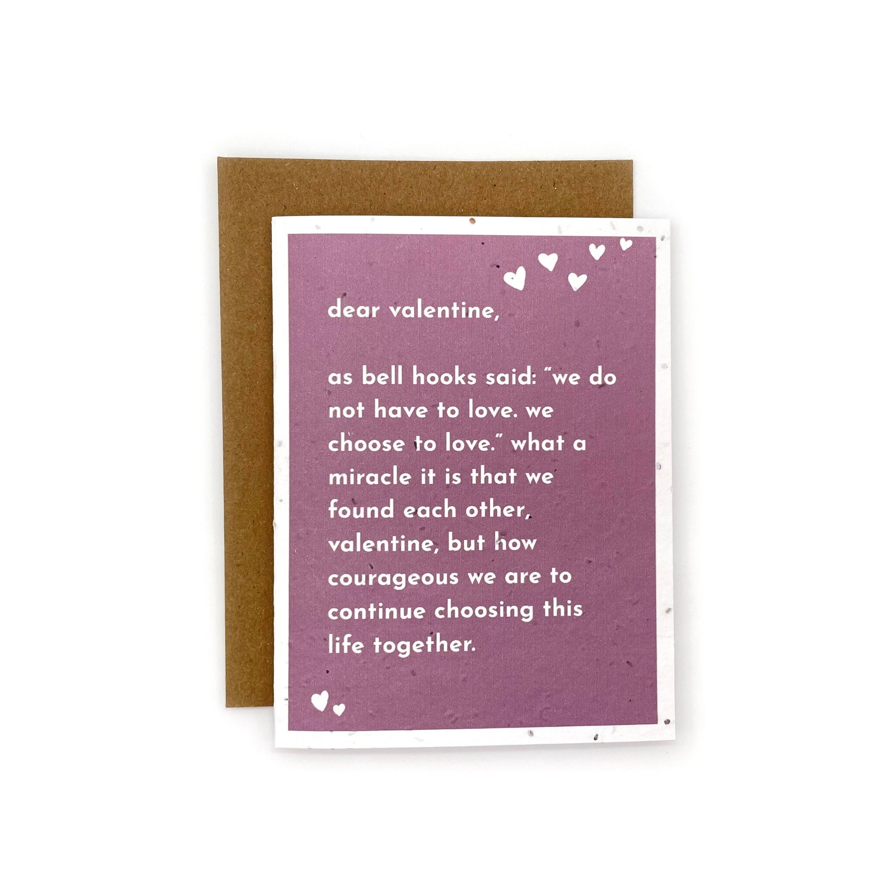 Cato & Company - Wholesale Valentine's Day Card - Bell Hooks Valentine's Day Card2