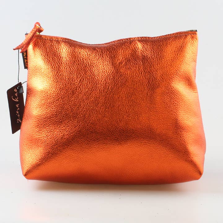 Zina Kao Exclusives - Wholesale Make-up/cosmetic bag - The Metallic Makeup Clutch: 3 sizes! (Stewart/Martin/Loren)11