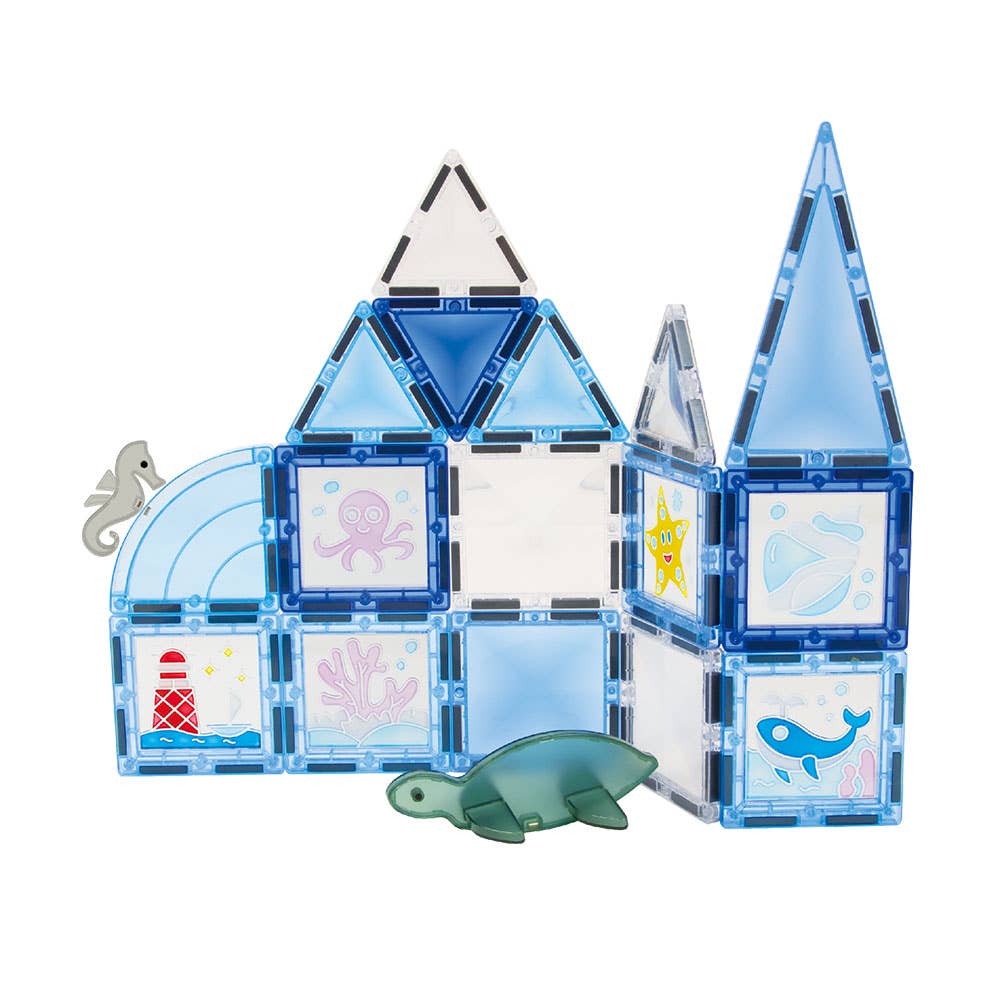 AJ Aguiar - Wholesale Toy Set - Kids - Magnetic Game The Ocean 40 Pcs With 6 Markers2