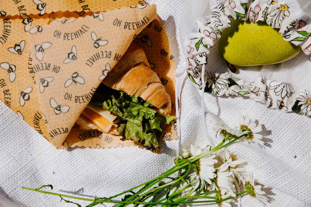 Oh Beehive: Eco Goods Co. - Wholesale Food Storage Wrap/Bag - Buzzy Bees Variety Pack5