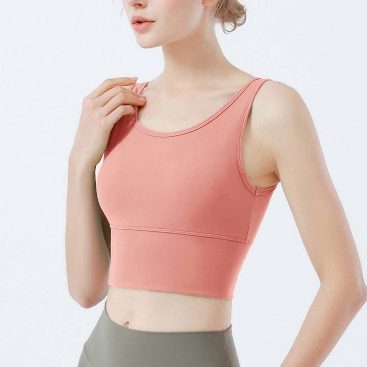 ELKLENS – wholesale Sportbehåar – Dam – Undertröja Sportunderkläder Stötsäker Gathering Yoga Bra5