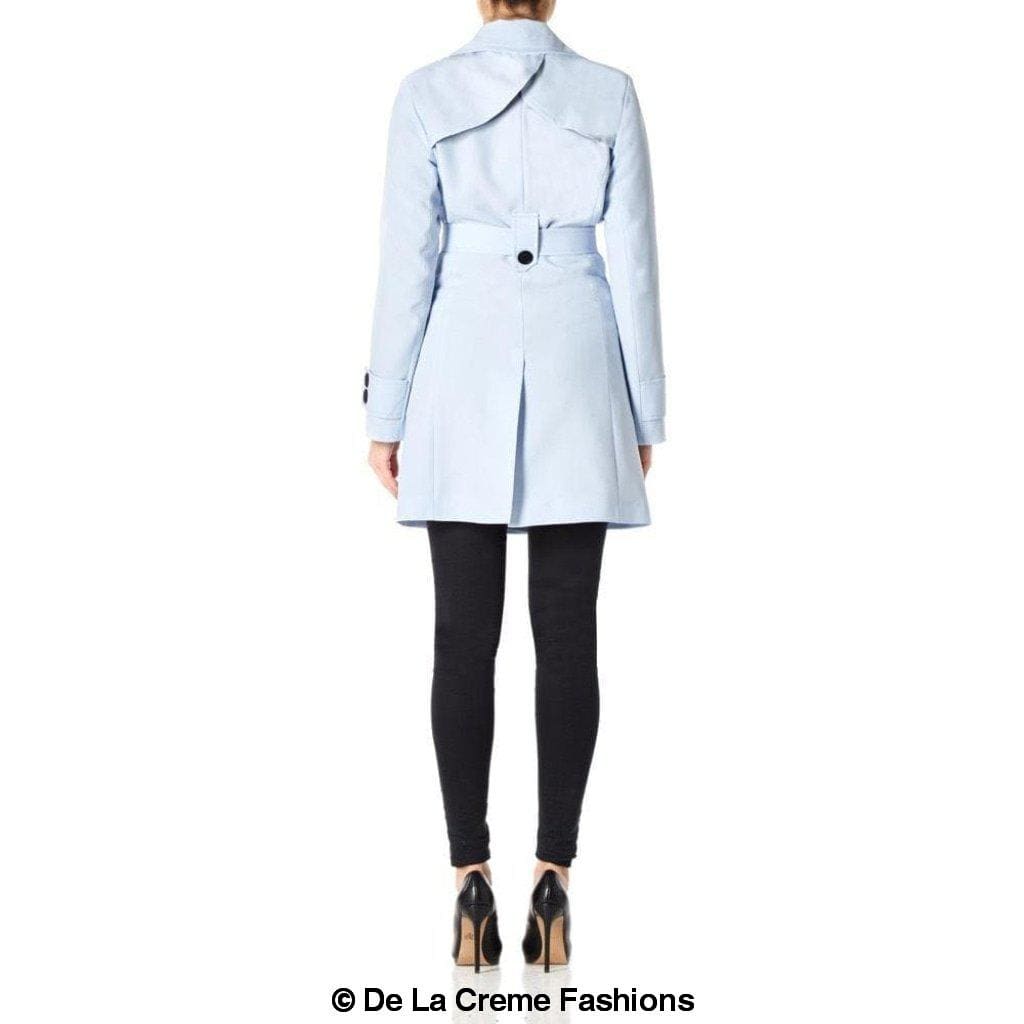 De La Creme Fashions - Wholesale Coat - Women's - Alice Mid Length Belted Mac Coat11