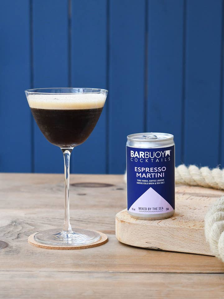 Espresso Martini Canned Cocktail for wholesale by Bar Buoy Cocktails
